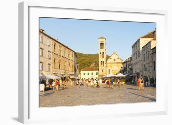Tourists on Holiday in St. Stephens Square-Matthew Williams-Ellis-Framed Photographic Print
