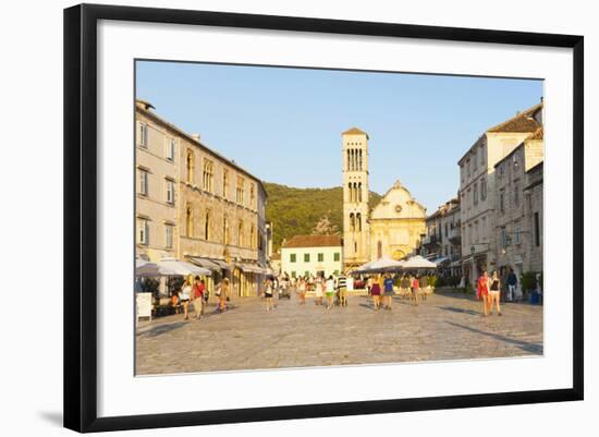 Tourists on Holiday in St. Stephens Square-Matthew Williams-Ellis-Framed Photographic Print