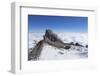 Tourists on Jade Dragon Snow Mountain (Yulong Xueshan), Lijiang, Yunnan, China, Asia-Ian Trower-Framed Photographic Print