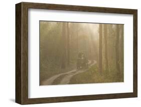 Tourists on Morning Safari, Kanha, Madhya Pradesh, India, Asia-Balan Madhavan-Framed Photographic Print