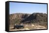 Tourists on Safari in Open Jeep, Ranthambore National Park, Rajasthan, India, Asia-Peter Barritt-Framed Stretched Canvas