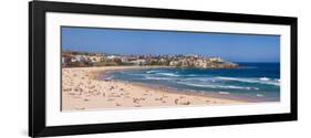 Tourists on the Beach, Bondi Beach, Sydney, New South Wales, Australia-null-Framed Photographic Print