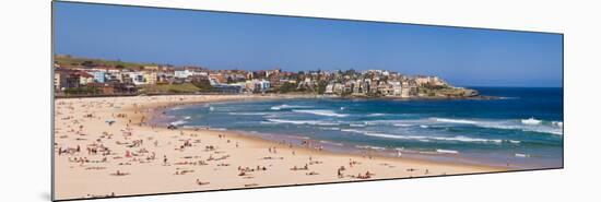 Tourists on the Beach, Bondi Beach, Sydney, New South Wales, Australia-null-Mounted Photographic Print