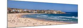 Tourists on the Beach, Bondi Beach, Sydney, New South Wales, Australia-null-Mounted Photographic Print