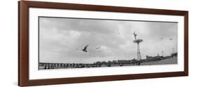 Tourists on the Beach, Coney Island, Brooklyn, New York City, New York State, USA-null-Framed Photographic Print