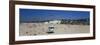 Tourists on the Beach, Huntington Beach, Orange County, California, USA-null-Framed Photographic Print