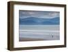 Tourists on the beach, Inch Strand, Dingle Peninsula, County Kerry, Munster Province, Ireland-null-Framed Photographic Print