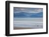 Tourists on the beach, Inch Strand, Dingle Peninsula, County Kerry, Munster Province, Ireland-null-Framed Photographic Print