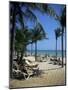 Tourists on the Beach, Playa Del Carmen, Mayan Riviera, Mexico, North America-Nelly Boyd-Mounted Photographic Print