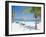 Tourists on the Beach-null-Framed Photographic Print