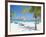 Tourists on the Beach-null-Framed Photographic Print