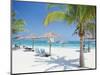 Tourists on the Beach-null-Mounted Photographic Print