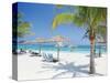 Tourists on the Beach-null-Stretched Canvas