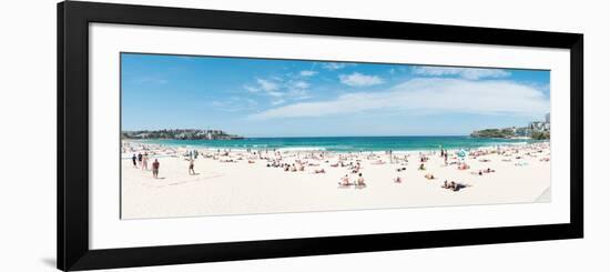 Tourists on the Bondi Beach, Sydney, New South Wales, Australia-null-Framed Photographic Print