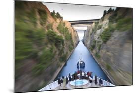 Tourists on the Bow of a Small Cruise Ship Being Pulled by a Tug-Eleanor-Mounted Photographic Print