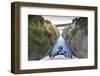 Tourists on the Bow of a Small Cruise Ship Being Pulled by a Tug-Eleanor-Framed Photographic Print