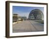 Tourists on the Roof Terrace of the Famous Reichstag Parliament Building, Berlin, Germany-Neale Clarke-Framed Photographic Print