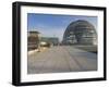 Tourists on the Roof Terrace of the Famous Reichstag Parliament Building, Berlin, Germany-Neale Clarke-Framed Photographic Print