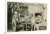 Tourists on Tijuana Burro Cart, Mexico-null-Framed Art Print