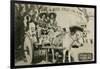 Tourists on Tijuana Burro Cart, Mexico-null-Framed Art Print