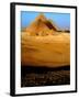 Tourists Ride Horses and Camels at the Historical Site of the Giza Pyramids, Near Cairo, Egypt-null-Framed Photographic Print