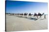 Tourists Riding on Camels on Cable Beach, Broome, Western Australia, Australia, Pacific-Michael Runkel-Stretched Canvas