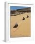 Tourists Set Out on Quad Bikes to Explore Magnificent Desert Scenery of Hartmann's Valley, Nambia-Nigel Pavitt-Framed Photographic Print