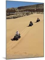 Tourists Set Out on Quad Bikes to Explore Magnificent Desert Scenery of Hartmann's Valley, Nambia-Nigel Pavitt-Mounted Photographic Print