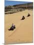 Tourists Set Out on Quad Bikes to Explore Magnificent Desert Scenery of Hartmann's Valley, Nambia-Nigel Pavitt-Mounted Photographic Print