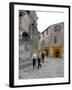 Tourists Shopping in Les Baux de Provence, France-Lisa S. Engelbrecht-Framed Photographic Print