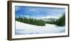 Tourists Skiing on a Snow Covered Landscape, Telluride, San Miguel County, Colorado, USA-null-Framed Photographic Print