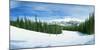 Tourists Skiing on a Snow Covered Landscape, Telluride, San Miguel County, Colorado, USA-null-Mounted Photographic Print