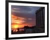 Tourists Stand Outside the Temple of Poseidon at Cape Sounion-null-Framed Photographic Print