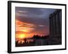 Tourists Stand Outside the Temple of Poseidon at Cape Sounion-null-Framed Photographic Print