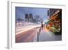 Tourists Stop to Photograph Notre Dame De Paris Cathedral at Dawn, Paris, France, Europe-Julian Elliott-Framed Photographic Print