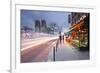 Tourists Stop to Photograph Notre Dame De Paris Cathedral at Dawn, Paris, France, Europe-Julian Elliott-Framed Photographic Print