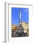 Tourists Take a Break Beneath a Column, Rome, Lazio, Italy, Europe-Eleanor Scriven-Framed Photographic Print