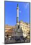 Tourists Take a Break Beneath a Column, Rome, Lazio, Italy, Europe-Eleanor Scriven-Mounted Photographic Print