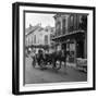 Tourists Take in the Scenery Via Horse-Drawn Carriage on Royal Street in New Orleans-null-Framed Photographic Print