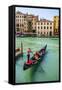 Tourists Travel on Gondolas at Canal-Alan64-Framed Stretched Canvas