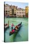 Tourists Travel on Gondolas at Canal-Alan64-Stretched Canvas