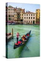 Tourists Travel on Gondolas at Canal-Alan64-Stretched Canvas