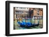 Tourists Travel on Gondolas at Canal-Alan64-Framed Photographic Print