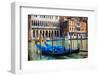 Tourists Travel on Gondolas at Canal-Alan64-Framed Photographic Print