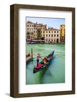 Tourists Travel on Gondolas at Canal-Alan64-Framed Photographic Print