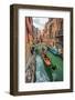 Tourists Travel on Gondolas at Canal-Alan64-Framed Photographic Print