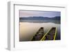 Tourists Travel Via Canoe Along Chalalan Lodge Lagoon in Madidi National Park in Bolivia-Sergio Ballivian-Framed Photographic Print