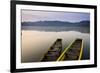 Tourists Travel Via Canoe Along Chalalan Lodge Lagoon in Madidi National Park in Bolivia-Sergio Ballivian-Framed Photographic Print