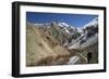 Tourists Trek in Winter, Hemis National Park, Ladakh, India, Asia-Peter Barritt-Framed Photographic Print