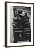 Tourists under Umbrellas on Open Top Bus, 1976-Kent Gavin-Framed Photographic Print